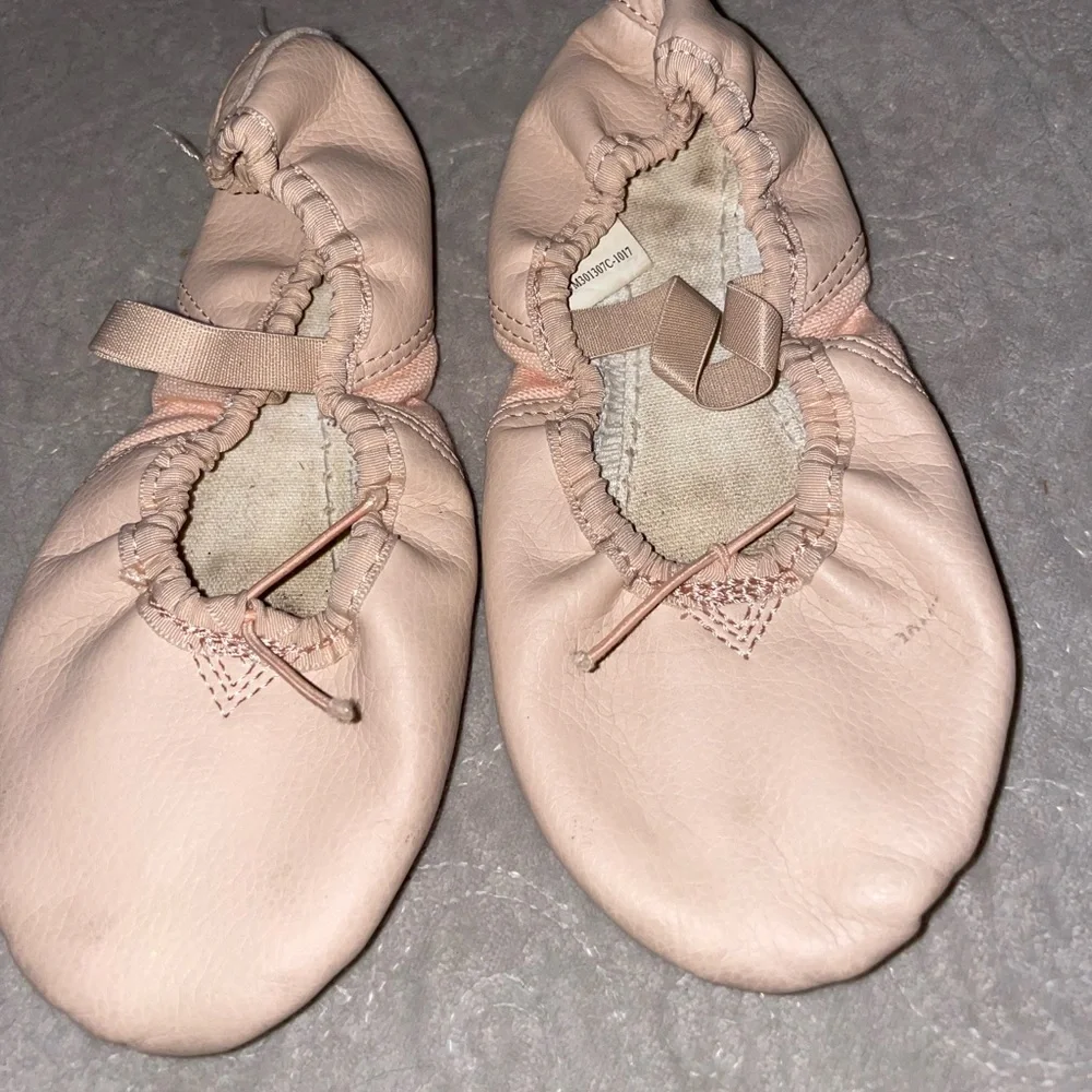 Vagabond Nude Leather Ballet Flats
